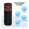 hannya barong bandana personnalisé pour la protection du visage, écharpe de cou, cagoule tube, protection uv, samouraï japonais, monstre de démon, vêtements de sauna oni