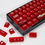 KBDiy Nichirin épée thème Keycap rouge mat translucide Anime PC Keycaps profil cerise pour 60 Wooting clavier mécanique Gamer KBDiy Nichirin épée thème Keycap rouge mat translucide Anime PC Keycaps profil cerise pour 60 Wooting clavier mécanique Gamer