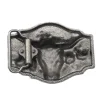 boucle de ceinture tête de bœuf, boucle de ceinture de cowboy occidental, boucle de ceinture sculptée à motif de bœuf pour accessoires de ceinture