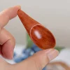 mini cuillère à thé en bois japonais, cuillère à condiments à manche court, couverts café thé petite cuillère à sucre cuillère à café gadgets de cuisine
