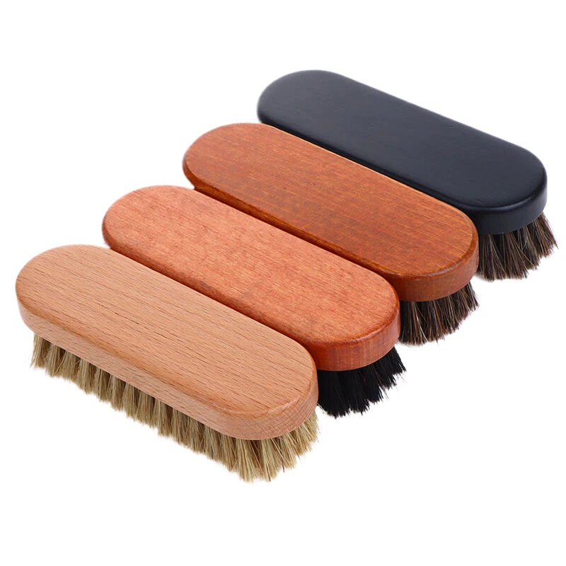 brosse de polissage et d'entretien des chaussures en cuir, manche en poils de cheval brosse de polissage et d'entretien des chaussures en cuir, manche en poils de cheval