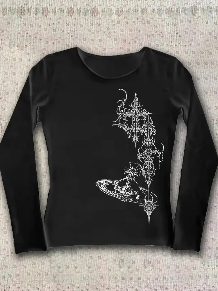 vintage goth emo fille harajuku manches longues t shirt femmes streetwear haut moulant été haute rue fille hauts courts 90s rue vintage goth emo fille harajuku manches longues t shirt femmes streetwear haut moulant été haute rue fille hauts courts 90s rue