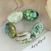 perles d'agate naturelles à motif de dragon, en forme de baril, pour bricolage de collier, bracelet, artisanat, bijoux, accessoires de direction, 20x28mm, 1 pièce