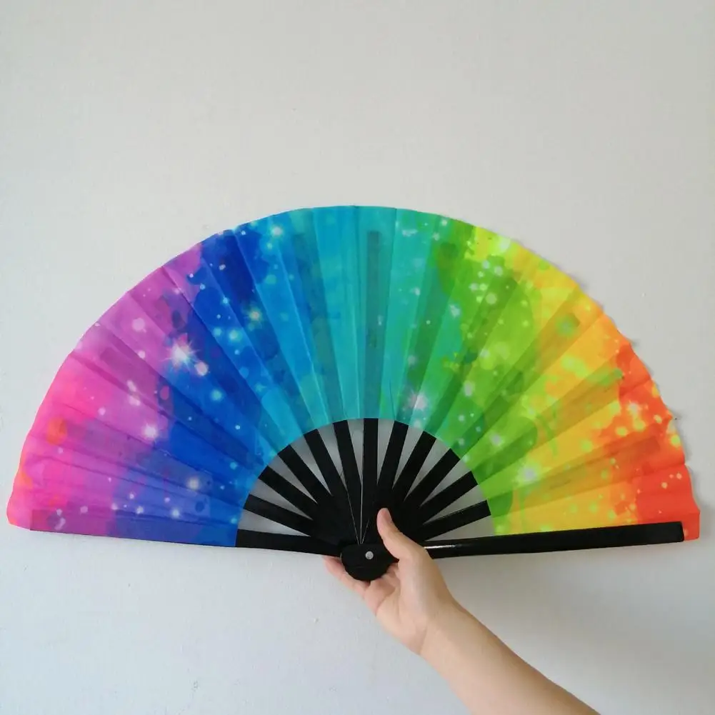 Éventail pliant coloré holographique rave fans bambou ventilateurs à main pour les fêtes dansantes de festival ventilateur portable cadeau de mariage pour les invités Éventail pliant coloré holographique rave fans bambou ventilateurs à main pour les fêtes dansantes de festival ventilateur portable cadeau de mariage pour les invités