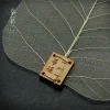 bodhi feuille fuite de thé zen filtre à feuilles naturelles filtre à thé accessoires de cérémonie du thé passoire signet