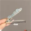pinces à cheveux mignonnes pour femmes, 2 pièces/ensemble, anime sakura, fleur rose crémeuse, épingle à cheveux latérale bb pour couvre chef de fille, épingles à cheveux douces, ornement