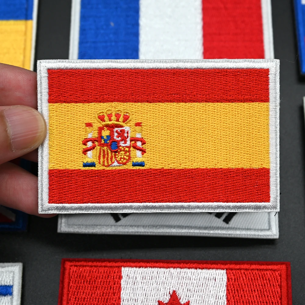 patch de broderie drapeau europe russe espagne suisse france patchs tactiques à crochet et boucle pour sacs à dos vêtements patchs de couture de l'armée militaire badge patch de broderie drapeau europe russe espagne suisse france patchs tactiques à crochet et boucle pour sacs à dos vêtements patchs de couture de l'armée militaire badge