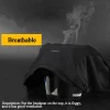 cagoule tactique en maille, masque airsoft paintball, protection complète du visage, capuche de style ninja, masque métallique en acier, design pliable