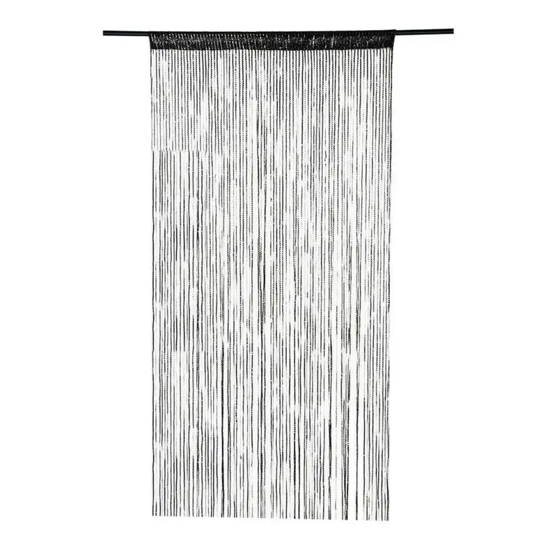 rideau perlé pour porte et fenêtre, 100x200cm, chaîne, été, mouche, insecte, écran, pompon, panneau, décoration d'intérieur rideau perlé pour porte et fenêtre, 100x200cm, chaîne, été, mouche, insecte, écran, pompon, panneau, décoration d'intérieur