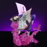 Figurine de dessin animé Demon Slayer Kochou Shinobu, 20cm, danse papillon, modèle de Collection pour garçons, décoration de bureau, jouets d&rsquo;ornement, cadeau
