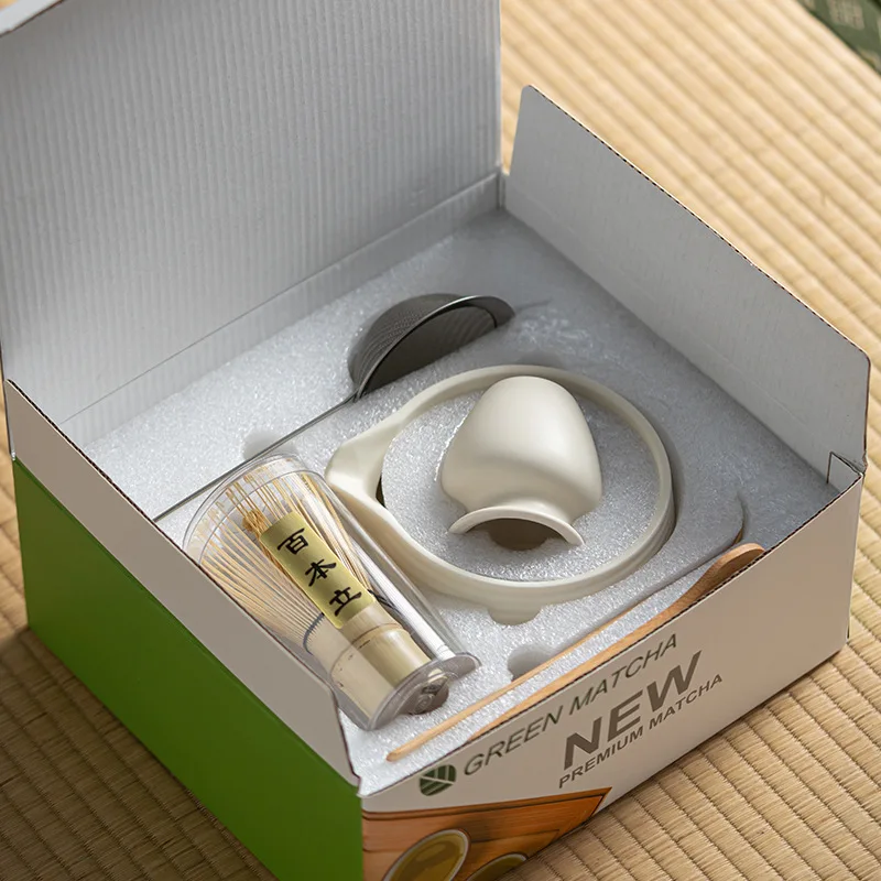 ensemble matcha premium 8 pièces bol en céramique et whisky accessoires matcha de style japonais boîte cadeau kit d'outils de cérémonie matcha pour les amateurs de thé ensemble matcha premium 8 pièces bol en céramique et whisky accessoires matcha de style japonais boîte cadeau kit d'outils de cérémonie matcha pour les amateurs de thé