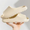 pantoufles pour hommes nuage sandales à semelles épaisses mode d'été fond souple plage hommes pantoufles femmes sandales eva diapositives sandales de plage