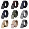 ceinture en nylon souple pour hommes, ceinture de jeans, réglable en environnement, ceinture de voyage en plein air, ceinture avec structure en plastique pour pantalons, accessoires de sport