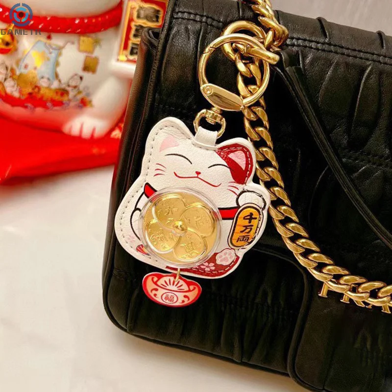 Maneki Neko porte-clés de voiture chat chanceux voiture sac à dos porte-clés meilleur ami pendentif à breloques Couple cadeau porte-clés Maneki Neko porte-clés de voiture chat chanceux voiture sac à dos porte-clés meilleur ami pendentif à breloques Couple cadeau porte-clés