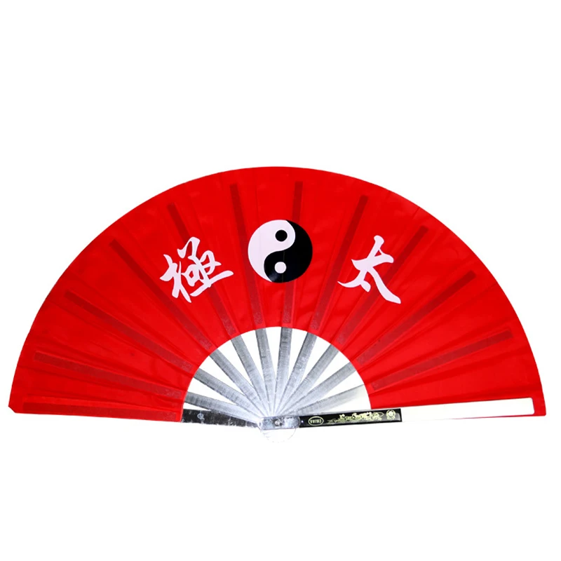 Éventail de tai chi en acier inoxydable, noir/rouge/bleu, kung fu chinois, arts martiaux, danse, formation, décoration de maison, cadeau artisanal Éventail de tai chi en acier inoxydable, noir/rouge/bleu, kung fu chinois, arts martiaux, danse, formation, décoration de maison, cadeau artisanal