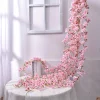 fleurs artificielles sakura suspendues, fausse guirlande florale, pour maison, jardin, arc de mariage, fête, fleur de cerisier, arrangement de décoration murale