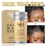 Bâton de cire à cheveux artefact de cheveux cassés bâton de cire à cheveux Gel tenir infusé avec de cire d&rsquo;abeille cire à cheveux pommade frisottis outil de coiffure moelleux fixe