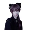 pince à cheveux d'oreille gothique anime show maid, bande de sauna, série sombre pour adolescents, coiffure pour femmes, décorations de cheveux