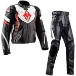 AgreIDANMO-Veste de moto imperméable pour homme et femme, ensemble en cuir, coupe-vent, pluie et automne, course chaude, trempée, hiver