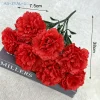 【zyal 1】 chrysanthèmes artificielles fleurs d'automne fleurs de souci orange en soie fausses fleurs de mangue pour mariage automne jour des morts