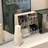 boîte de rangement de sachets de thé, boîte de rangement de liquide de café, support de classification de sachets de thé de café en acrylique transparent