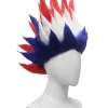 perruque dragon fruit spike, avec une variété de combinaisons de couleurs et un style pointu, parfaite pour le cosplay et les fêtes.