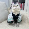 Démon Slayer animal de compagnie ver pilier printemps été chat vêtements Ninja Shinobu Cosplay Kimono chien Shinobu vêtements