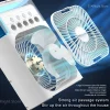 xiaomi 3 en 1 ventilateur portable climatiseurs ventilateur avec veilleuse led ménage petit refroidisseur d'air pour bureau maison ventilateur réglable