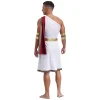 robe grecque des prhub pour hommes, dieu gladiateur kokor, olympiques cosplay, roi romain, prince toge, manches, poignées romaines, manchette amovible