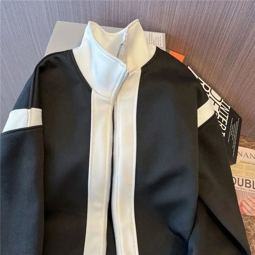 cardigan en tricot pour hommes, vêtements populaires coréens, pull d'automne et d'hiver, haut ajusté, streetwear ouvert original, nouveau cardigan en tricot pour hommes, vêtements populaires coréens, pull d'automne et d'hiver, haut ajusté, streetwear ouvert original, nouveau