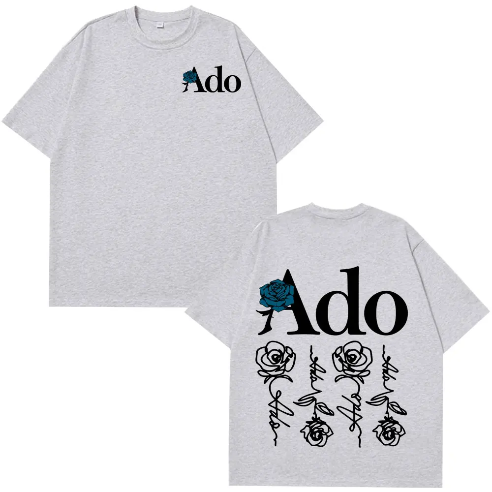 ado blue rose 2025 tour du monde hibana t shirt hommes femmes mode t shirt à manches courtes esthétique à la mode décontracté ample t shirts hauts ado blue rose 2025 tour du monde hibana t shirt hommes femmes mode t shirt à manches courtes esthétique à la mode décontracté ample t shirts hauts