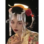 Épingle à cheveux Geisha japonaise, longs pompons argentés, pour femmes, beau couvre-chef de mariée, accessoire de Cosplay kimono Épingle à cheveux Geisha japonaise, longs pompons argentés, pour femmes, beau couvre-chef de mariée, accessoire de Cosplay kimono