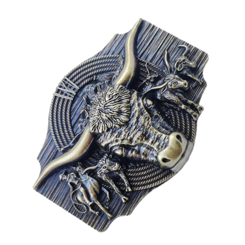 boucle de ceinture tête de bœuf, boucle de ceinture de cowboy occidental, boucle de ceinture sculptée à motif de bœuf pour accessoires de ceinture boucle de ceinture tête de bœuf, boucle de ceinture de cowboy occidental, boucle de ceinture sculptée à motif de bœuf pour accessoires de ceinture