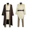 Costume Jedi Obi Wan Cosplay, déguisement d&rsquo;Halloween, tenues de fête de carnaval