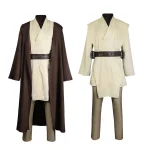 Costume Jedi Obi Wan Cosplay, déguisement d’Halloween, tenues de fête de carnaval Costume Jedi Obi Wan Cosplay, déguisement d’Halloween, tenues de fête de carnaval