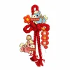 Pendentif nœud chinois en coton, bonne chance, cheval, année, ornements muraux suspendus pour porte, breloque porte-bonheur, décoration décorative du nouvel an pour la maison