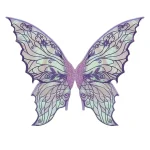 Ailes de fée papillon colorées, bretelles élastiques en Organza scintillant, ailes de Cosplay dégradées, ailes d’elfe transparentes faites à la main, Costume Ailes de fée papillon colorées, bretelles élastiques en Organza scintillant, ailes de Cosplay dégradées, ailes d’elfe transparentes faites à la main, Costume