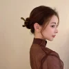 coiffure vintage pour fille, cheongsam hanfu, épingle à cheveux en bois, bâton de cheveux, fourchette à cheveux de style chinois, accessoires pour cheveux