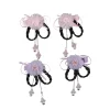 fleur gland han vêtements accessoires style ancien épingle à cheveux enfants pince à cheveux perruque tresse tête porter femmes cheveux accessoires