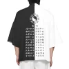 chinois taoïste prêtre kanji imprimé kimono 3d imprimé japonais traditionnel drôle yukata femmes hommes été à la mode cardigan haori