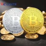 Pièce de monnaie Bitcoin plaquée or, Collection d’art à collectionner, cadeau commémoratif physique, Bit Casascius BTC, métal Antique, ImitationToyCoin Pièce de monnaie Bitcoin plaquée or, Collection d’art à collectionner, cadeau commémoratif physique, Bit Casascius BTC, métal Antique, ImitationToyCoin