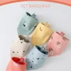 bandana pour chien, petit animal de compagnie, pour chien et chat, en coton, lavable, cravates, écharpe, bandage triangulaire pour animaux de compagnie, accessoires de toilettage