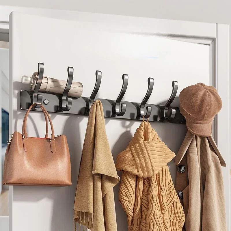 porte vêtements suspendu, ouverture de porte murale, pas besoin de perforer des trous entrez l'entrée, crochets de collage, forte capacité de charge porte vêtements suspendu, ouverture de porte murale, pas besoin de perforer des trous entrez l'entrée, crochets de collage, forte capacité de charge