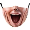 masque facial extérieur unisexe pour adultes, masque buccal anti poussière, masques de protection 3d réutilisables, masques de fête