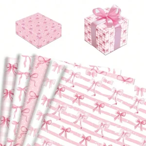 Emballage cadeau en papier avec nœud, coffrets cadeaux de fleurs, sacs d’emballage de bonbons, emballage cadeau créatif fait à la main pour anniversaires et mariages