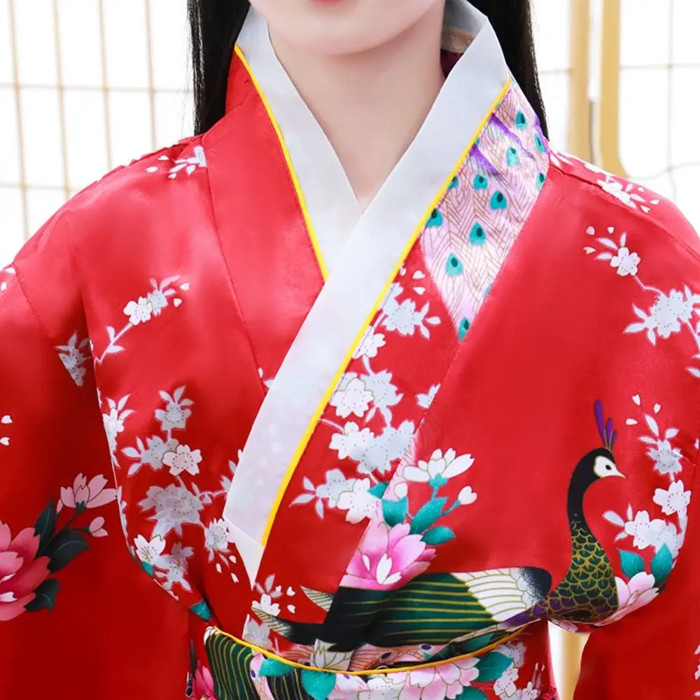 kimono japonais traditionnel imprimé floral pour enfants, robe kimono sakura pour enfants asiatiques, nouvelle élégance kimono japonais traditionnel imprimé floral pour enfants, robe kimono sakura pour enfants asiatiques, nouvelle élégance