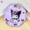 sanrio kawaii kuromi parasol entièrement automatique parasol my melody anime dessin animé doux exquis manuel pliable parapluies