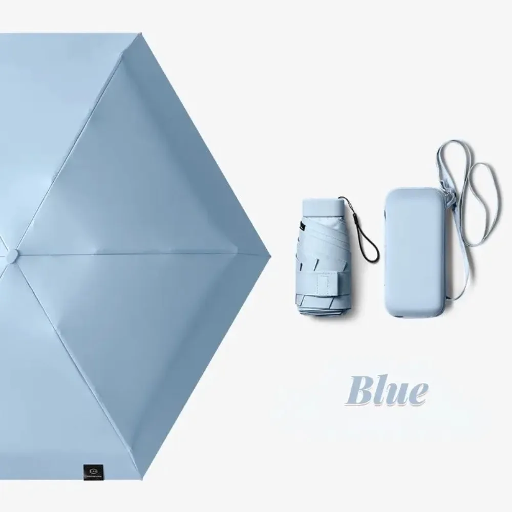 parapluie d'extérieur portable, résistant aux uv, de poche, à double usage, compact, pour femmes, protection solaire parapluie d'extérieur portable, résistant aux uv, de poche, à double usage, compact, pour femmes, protection solaire