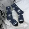 supermarine spitfire hommes chaussettes d'équipage unisexe amusant avion de chasse pilote avion printemps été automne hiver robe chaussettes