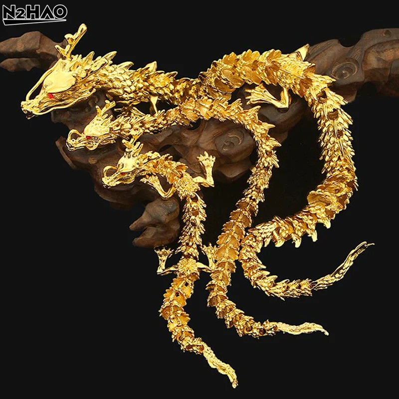 1 * modèle de dragon en alliage 3d, peut tourner le dragon, décoration artisanale de table, statue de dragon, cadeau créatif, jouet pour enfants 1 * modèle de dragon en alliage 3d, peut tourner le dragon, décoration artisanale de table, statue de dragon, cadeau créatif, jouet pour enfants